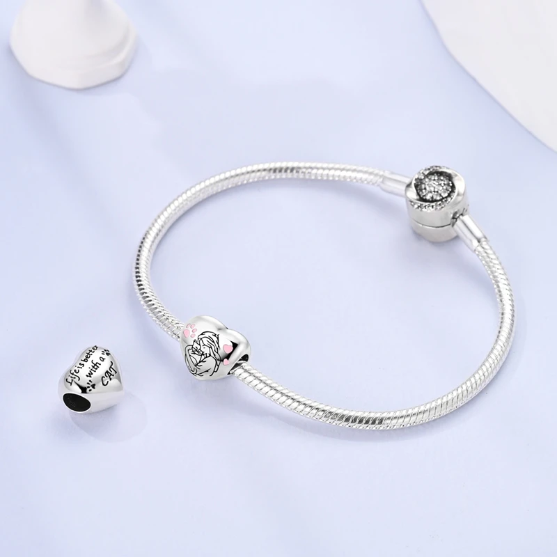 New In 925 Sterling Silver Charms Beads Tree Life Flying Bird Sun Pendants Fit Original Bracelet Women Jewelry DIY Gifts view 5