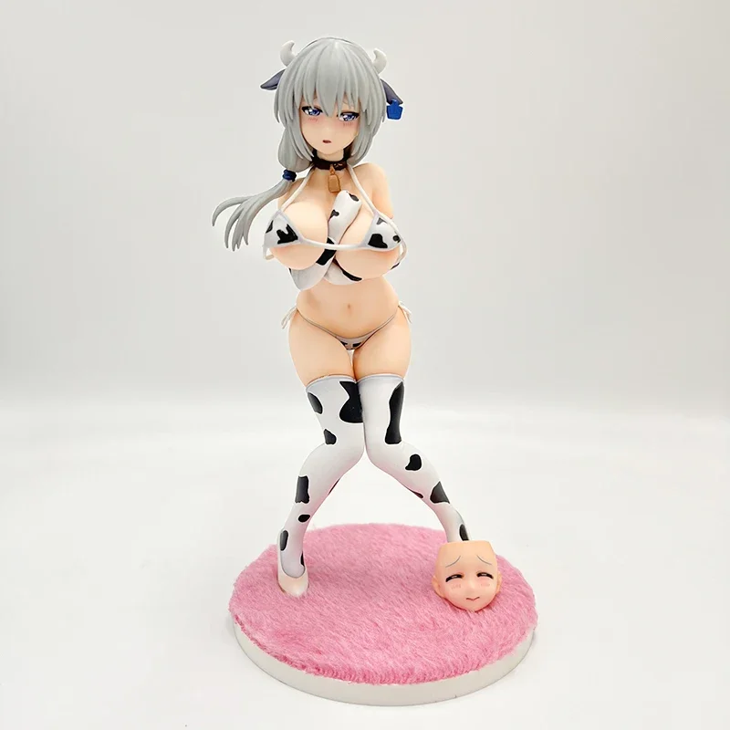 22cm Uzaki-chan wa Asobitai! Tsuki Uzaki Sexy Anime Figure DreamTech Cow Pattern Bikini Action Figure Anime Girl Adult Model Toy