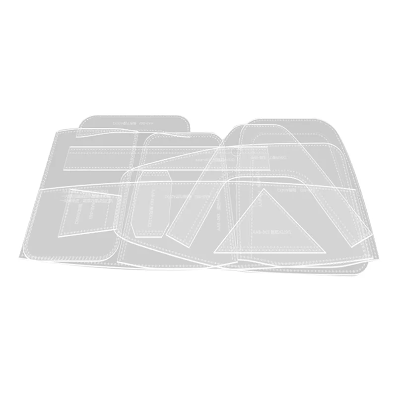 

ABLL-Sling Bag Акриловый шаблон, шаблоны из акриловой кожи с кожаным узором для вместительного рюкзака через плечо