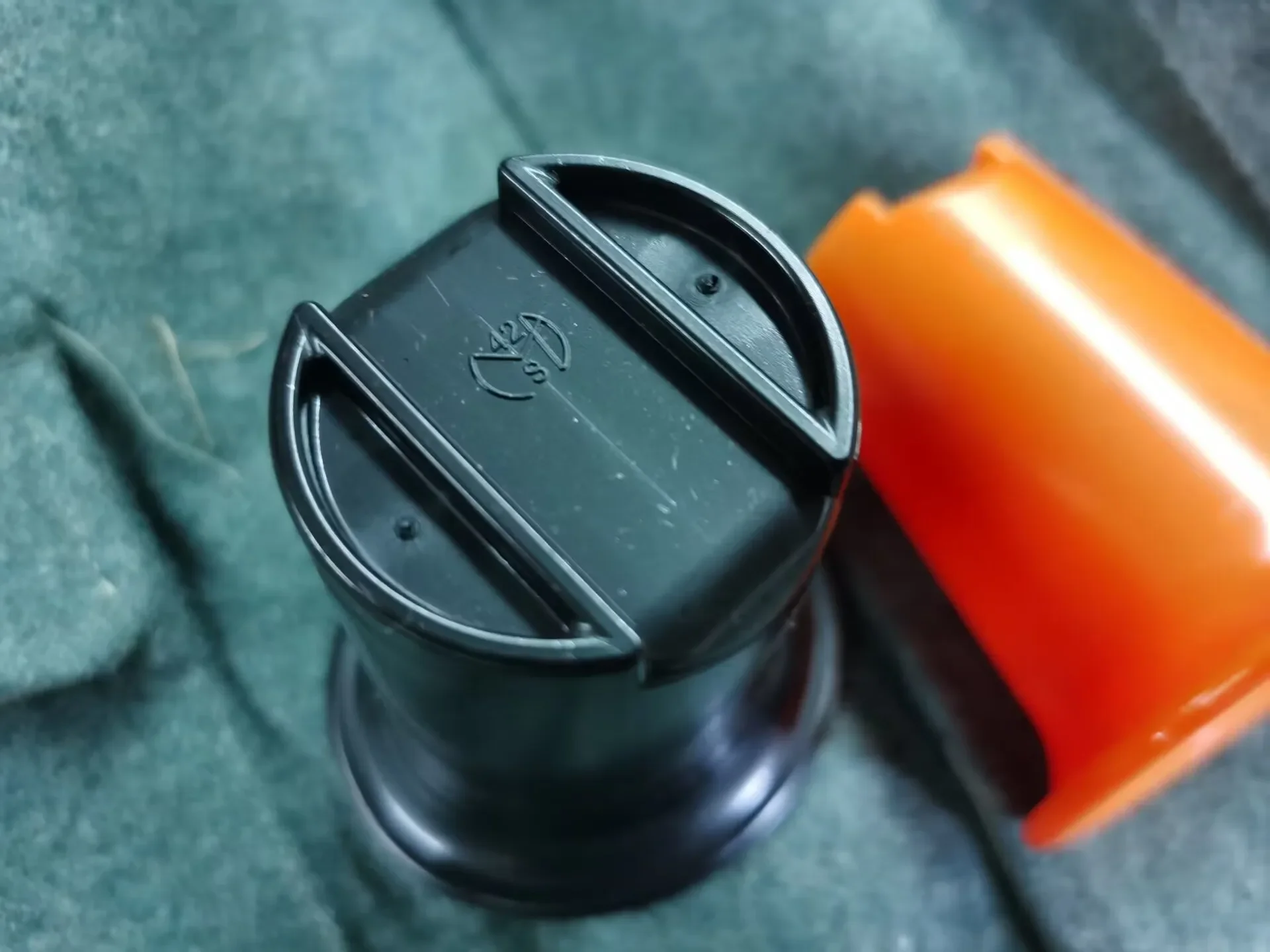 EMD WW2 Black/Orange Water Cup Collectible Vintage Style Drinkware