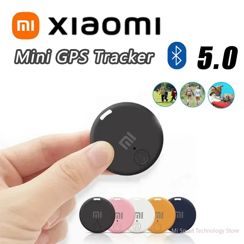 Портативный мини-GPS Bluetooth анти-потерянный трекер Xiaomi для стариков, детей, домашних животных, Bluetooth 5,0, мобильный ключ, круглый умный локатор слежения