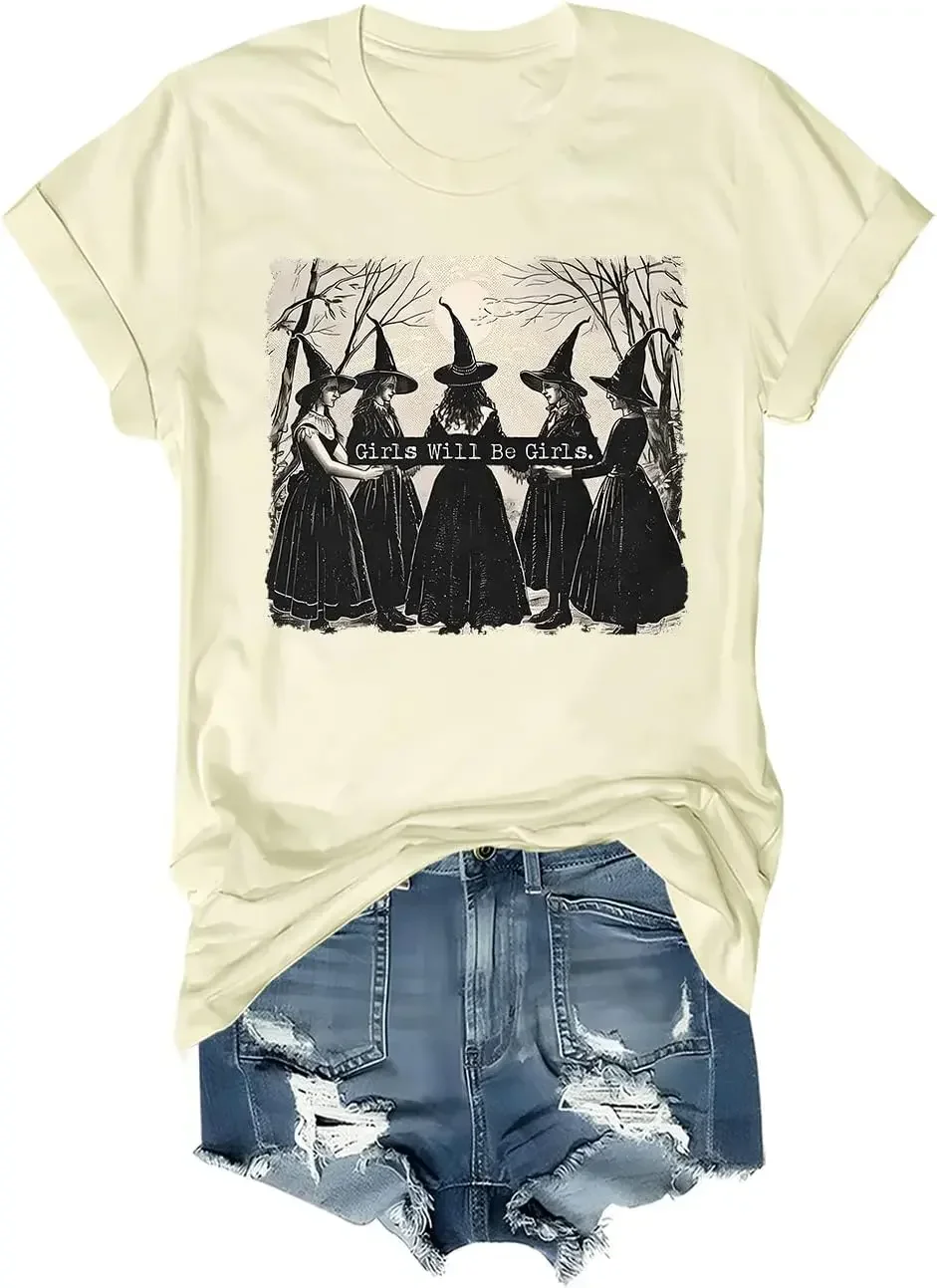 Girls Will Be Girls Witch Shirt, Girls Will Be Girls Shirt, Witch Shirt, Witch Shirts for Women