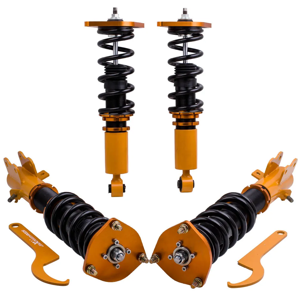 24 Ways Adjustable Damper Shock Absorbers Strut Coilover Kits for Nissan Sentra Sedan 4-D 00-06