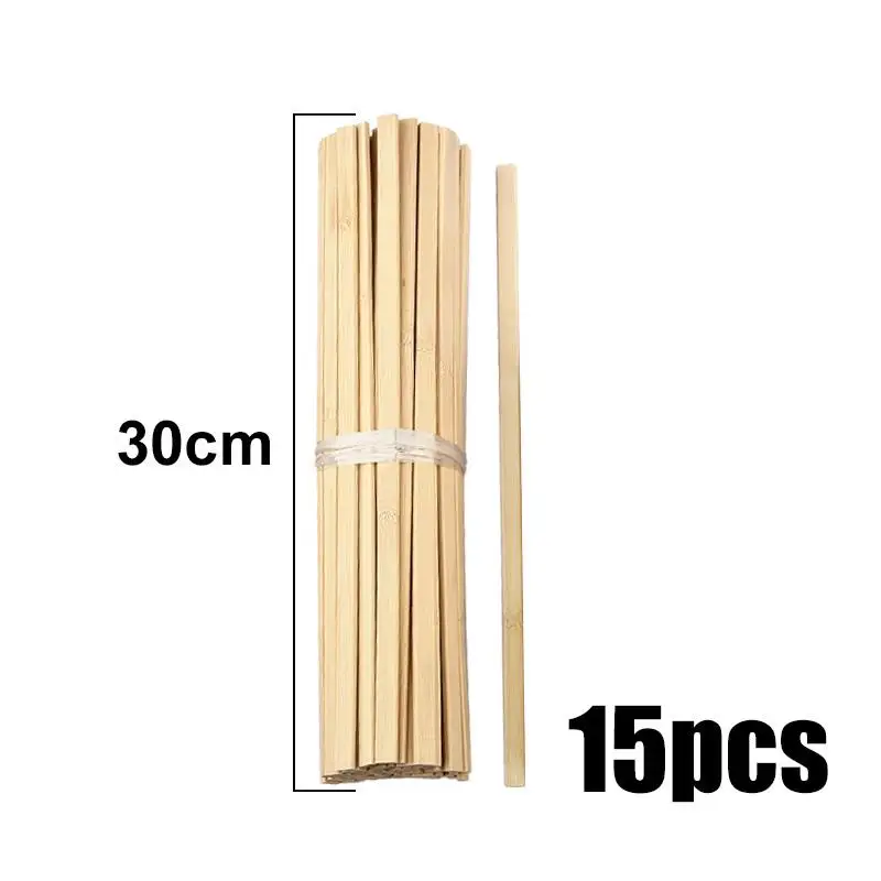 Flat Bamboo Slice 5-40CM For Crafts And Model Making Furniture Materials DIY Durable Dowel Building Model Woodworking Tool