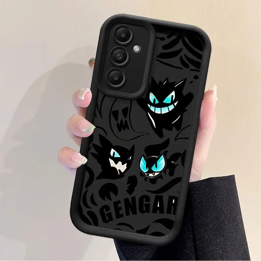 Pokemon Gengar Phone Case for Galaxy A15 A72 A52 4G 5G A25 A35 A55 A51 A73 A52s A53 A54 5G A71 4G Cover