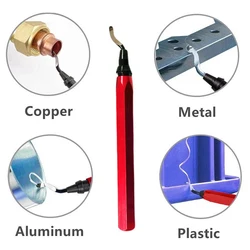 RB1000 Handle Burr Metal Deburring Cutting Tool Plastic Waste Edge Tool Handle With 10pcs Rotary Deburr Blade