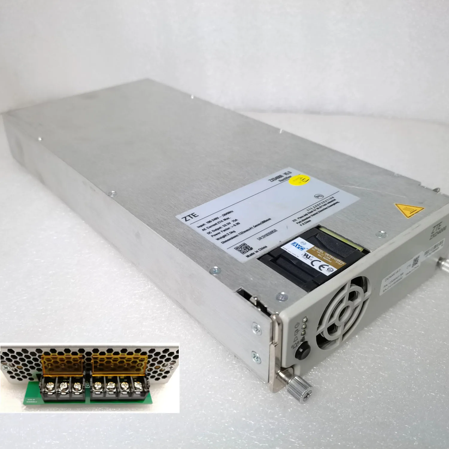 Módulo de alimentación ZTE 4000W CA a CC ZXD4000 V5.0 rectificador con conector 53,5 V 48V 58V 50V 42V opcional