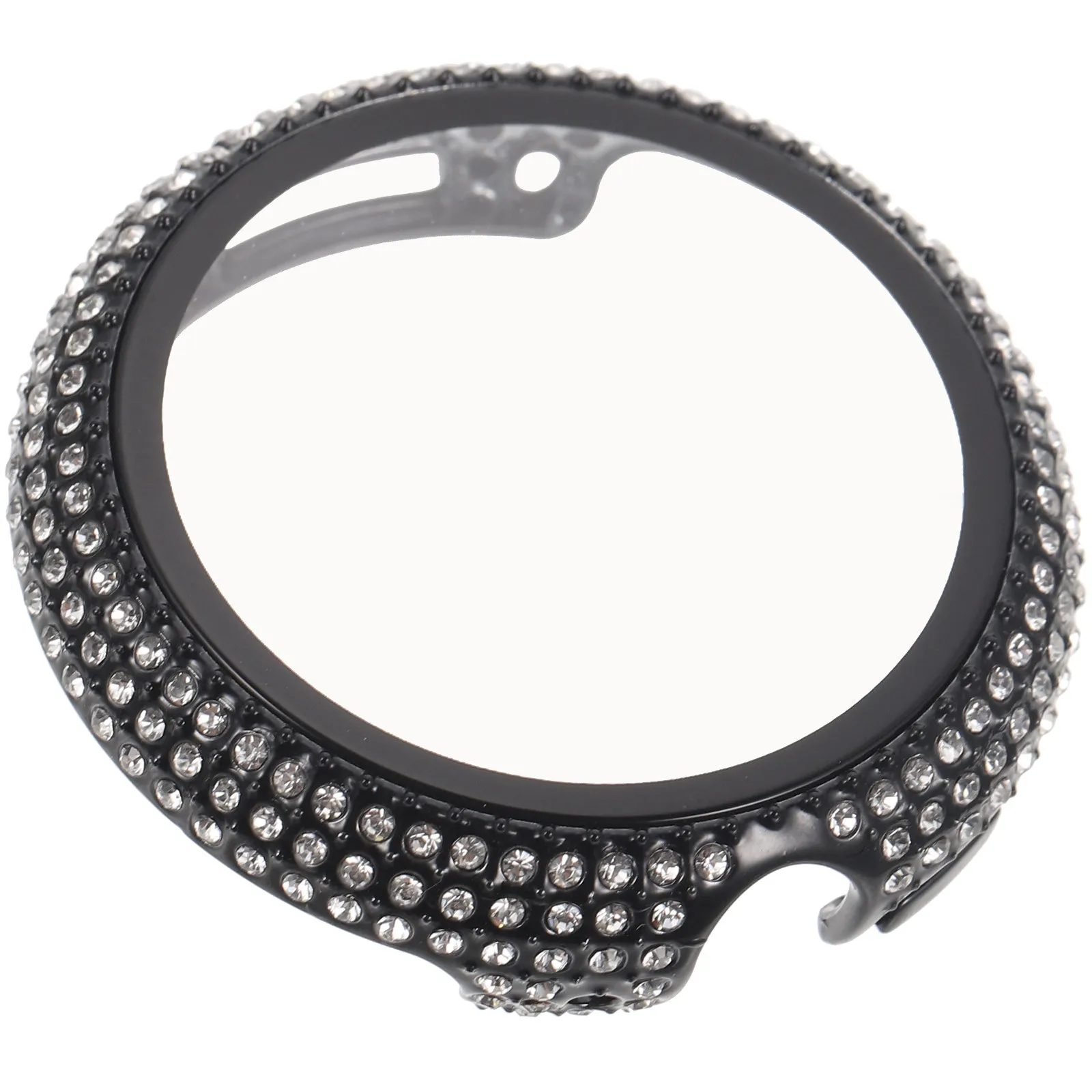 

Delicate Rhinestone Watch Cover for Watch Fully Accessible Buttons Anti-Scratch Protective Bumper Case Reusable