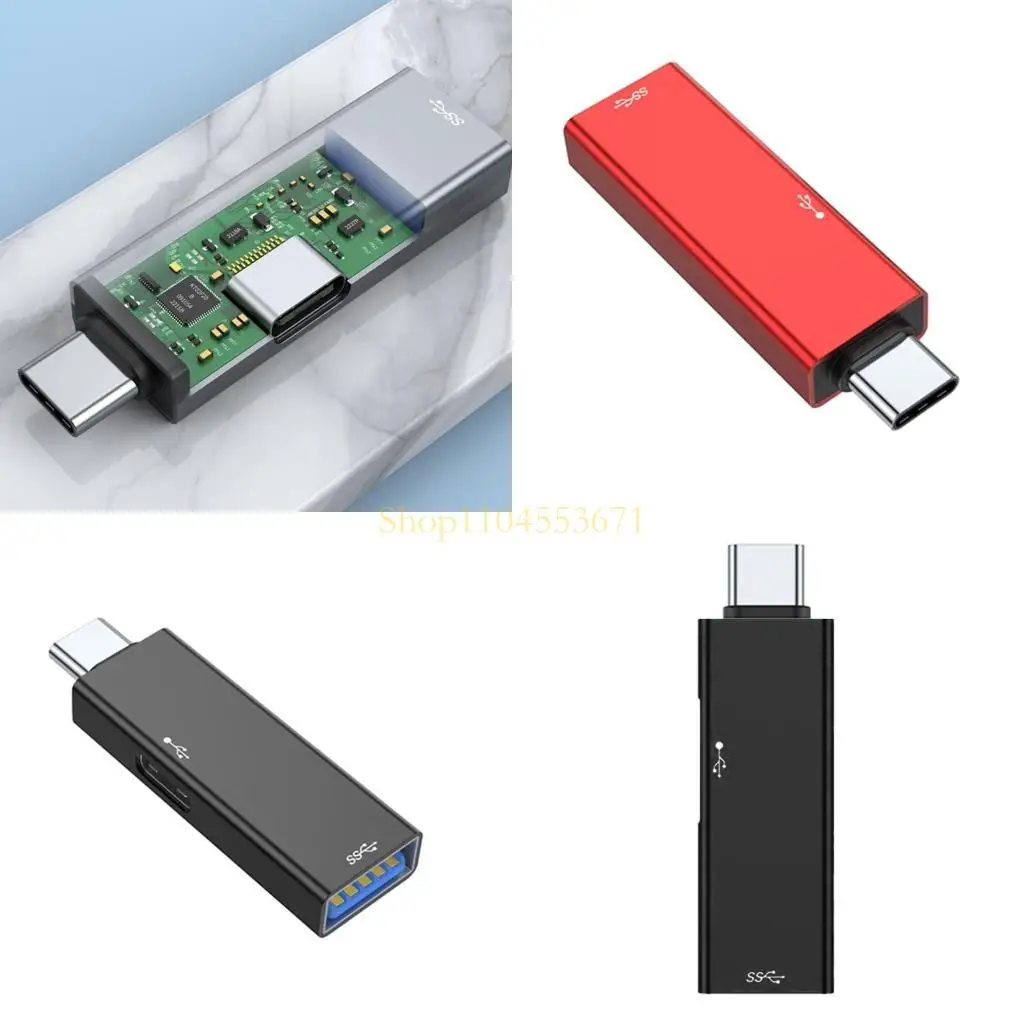 

Best Seller 2 in 1 Type C OTG Adapter USB C Dock Station USB C Male to USB C USB3.0 Female Adapter Data Transfer USB Type C