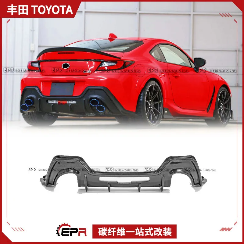 

Suitable for the new Toyota GR86 carbon fiber TMS rear lip rear spoiler rear lip surround replacement