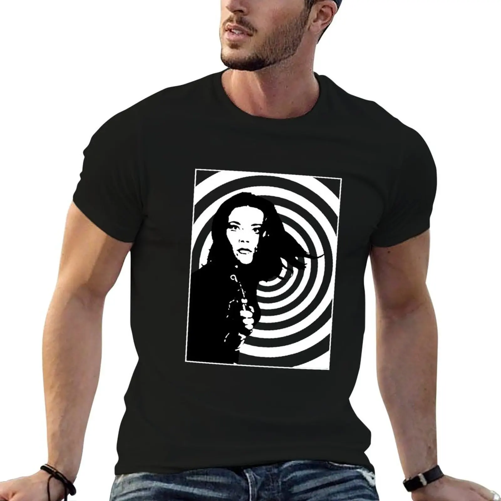 Diana Rigg Is Emma Peel T-Shirt t shirts cotton 100% t shirt man casual man t shirt heavy cotton T-shirt