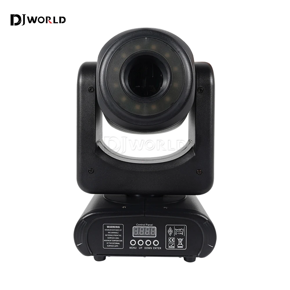 

100W LED Spot Gobo Beam Moving Head Light with LED Lamp Beads Aperture Circle 5 Prism DMX For Discos DJ Bar Party Wedding