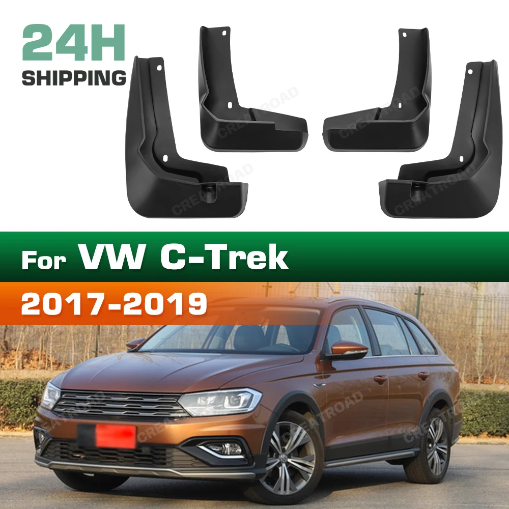 For Volkswagen VW C-Trek 2017 2018 2019 Fender Mudflaps Splash Guards Mudguards Mud Flaps car Accessories