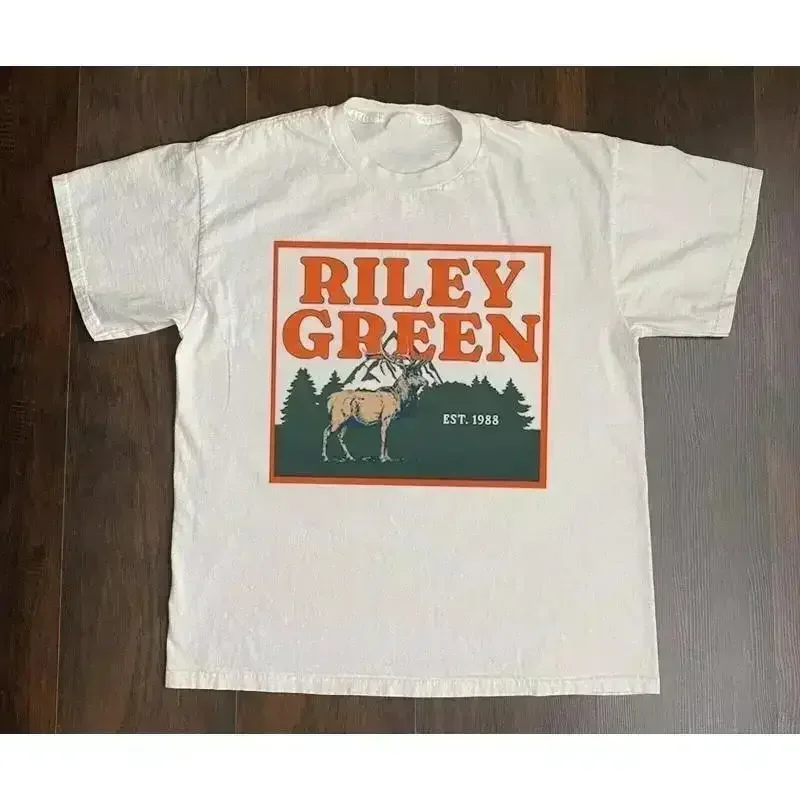 Riley Green Country Music Tour 2025 T Shirt White S 5Xl