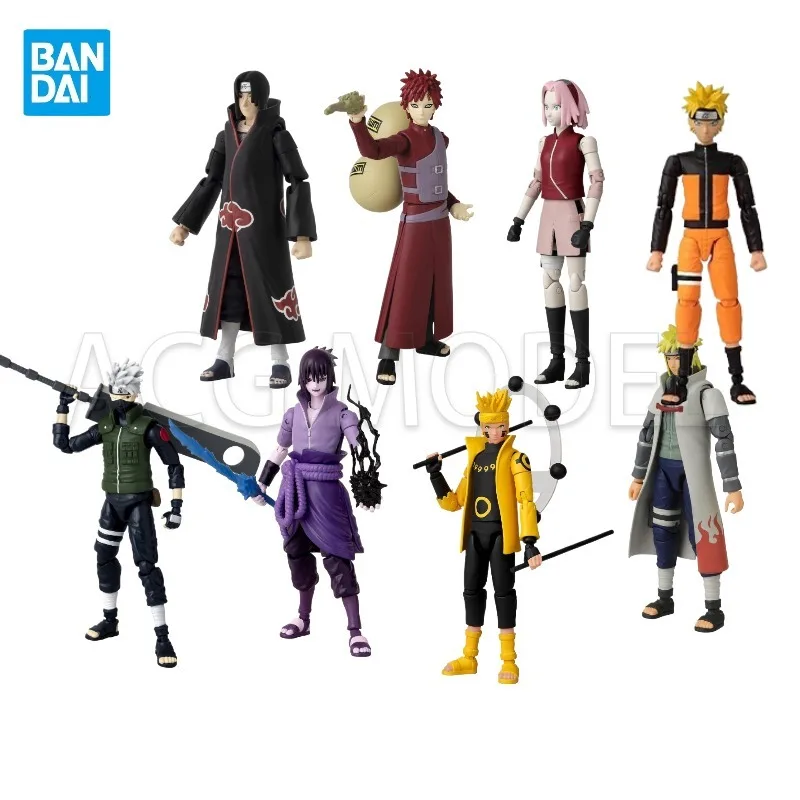

BANDAI ANIME HEROES 6-inch moving doll SASUKE UCHIHA NARUTA SARURA HARUNO KAKASHI Action Figure Toys Collection Model Gift