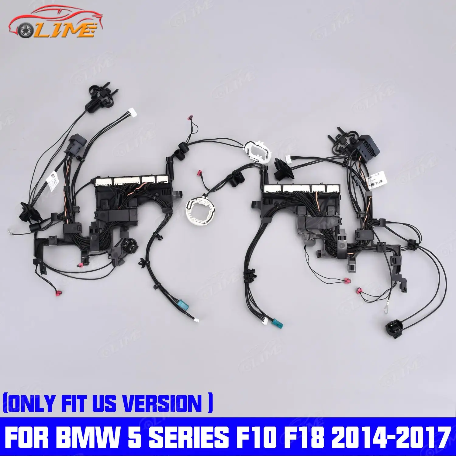 

Жгут проводов автомобильных фар подходит для BMW 5 серии F10 F18 2014-2017, внутренняя проводка 523 525 528 535 530, американская версия AFS