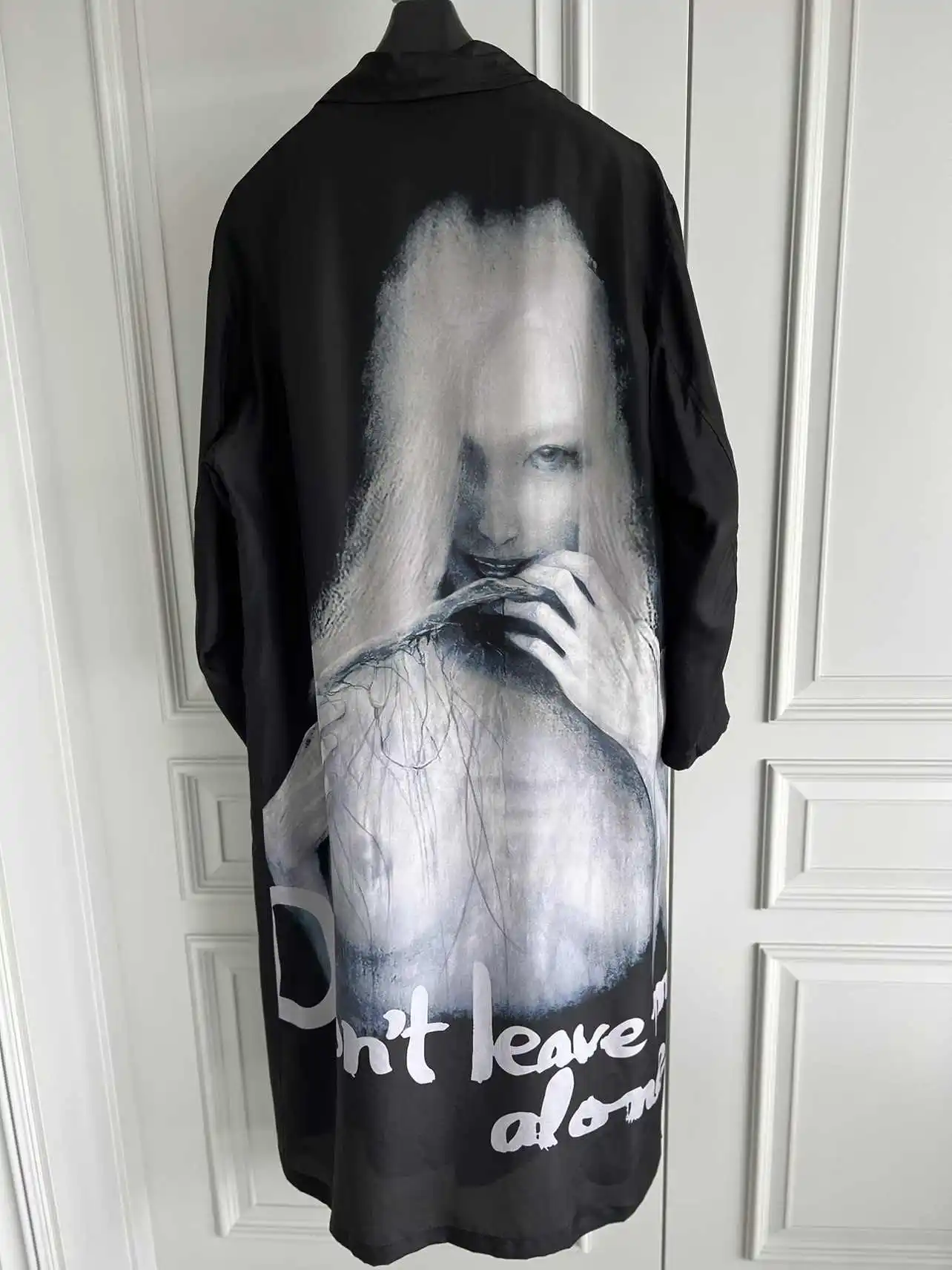 TOP-YAMAMOTO Original Design Female Ghost Silk Anorexia Uchida's refusal to eat long robe style jacket