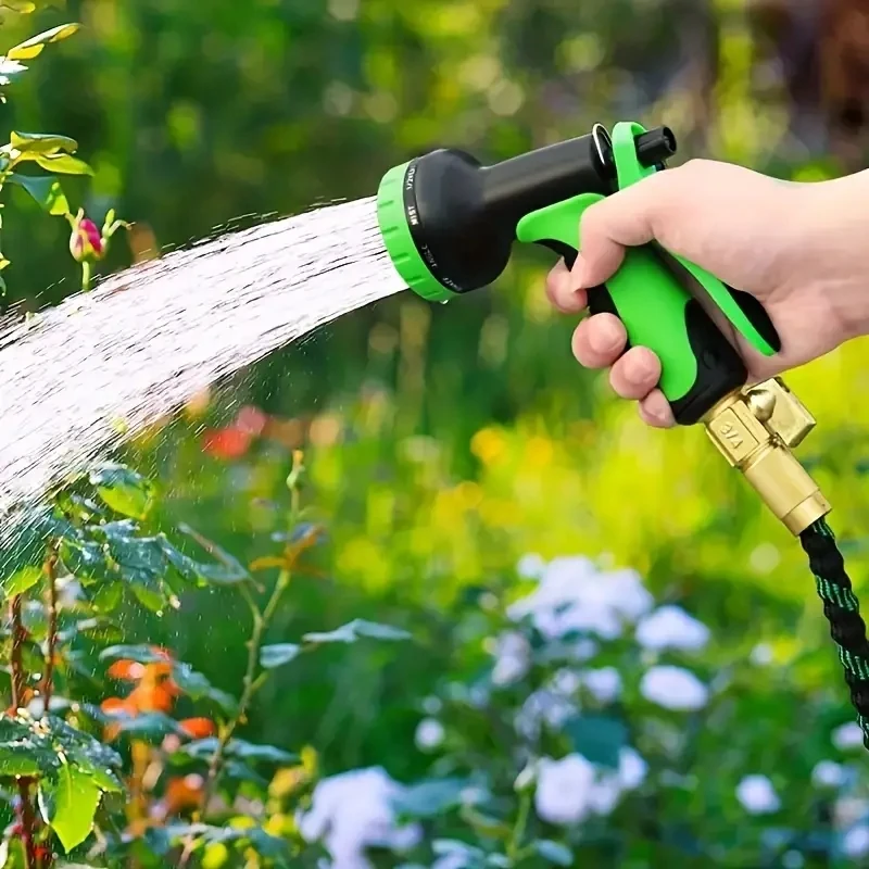 Magic Telescopic Hose, Adjustable Garden Water Gun, Very Convenient For Irrigating Gardens And Watering Flowers。