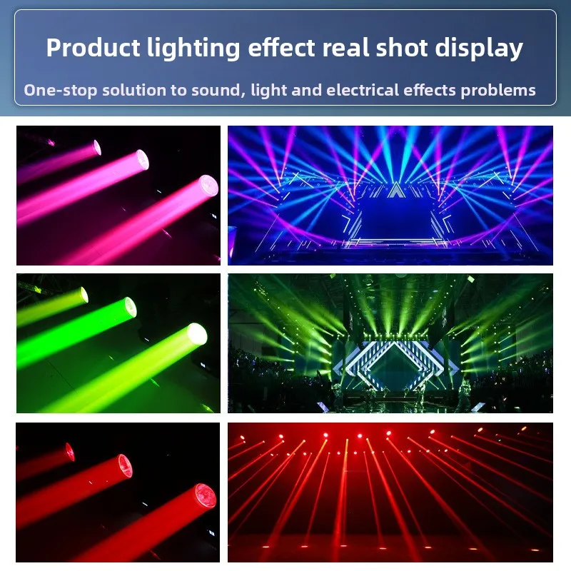 295W beam of light bar ballroom bright beam of light banquet hall stage performance dmx shaking head spotlight