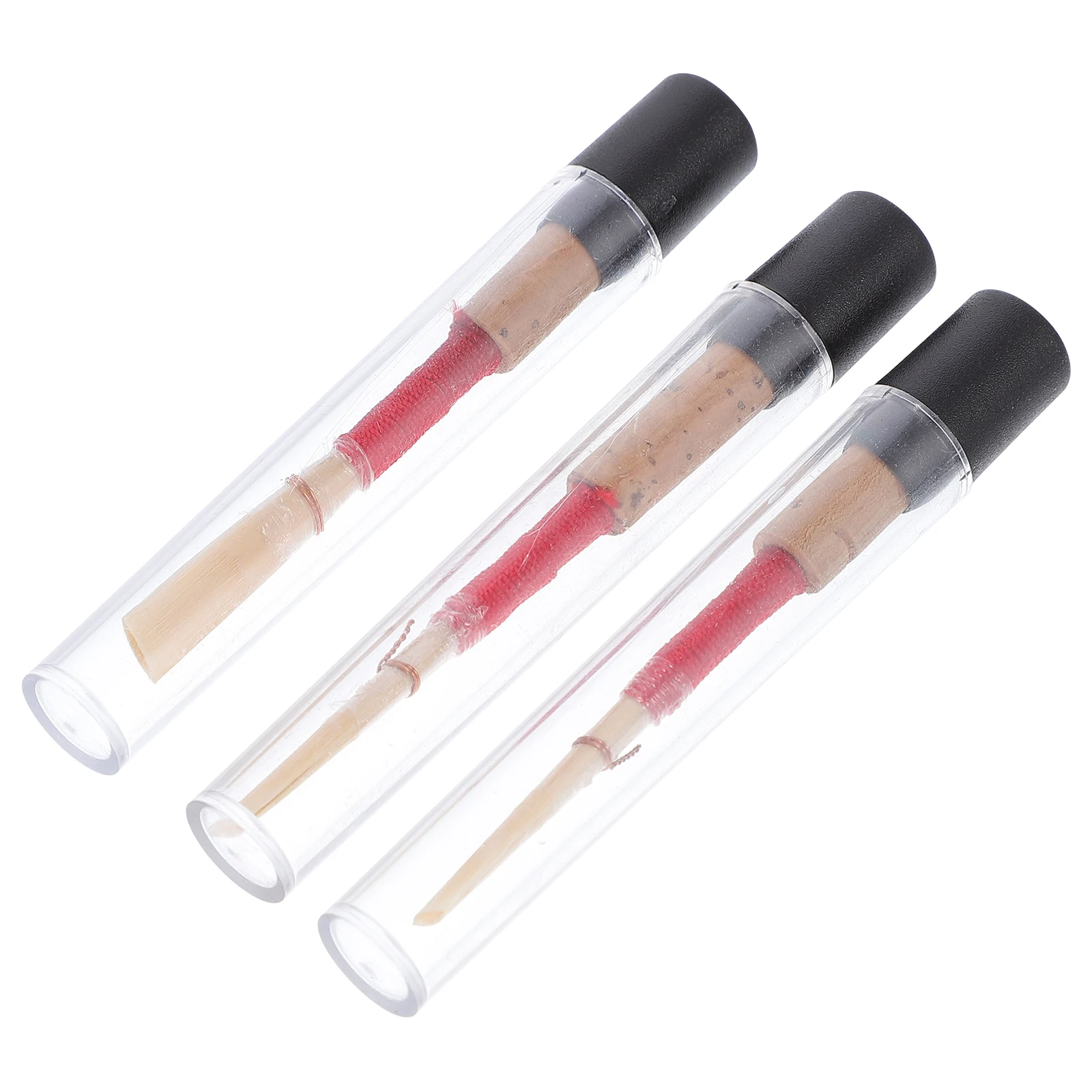

3 pcs Oboe Reeds Natural Cork Handmade Professional Craft Suitable Various Occasions Soft Vibration Long Boxes