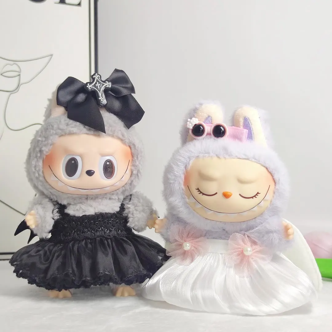 

Little Angel / Little Devil Labubu Doll ClothesFruit Cute New Creative First/Second/Third Generation Keychain Labubu Clothing
