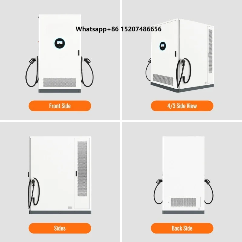 All-in-One PV  EV Charging Station 22Kw 100Kw 120Kw 261Kw Ip54 Integrated Solar Storage Charging System