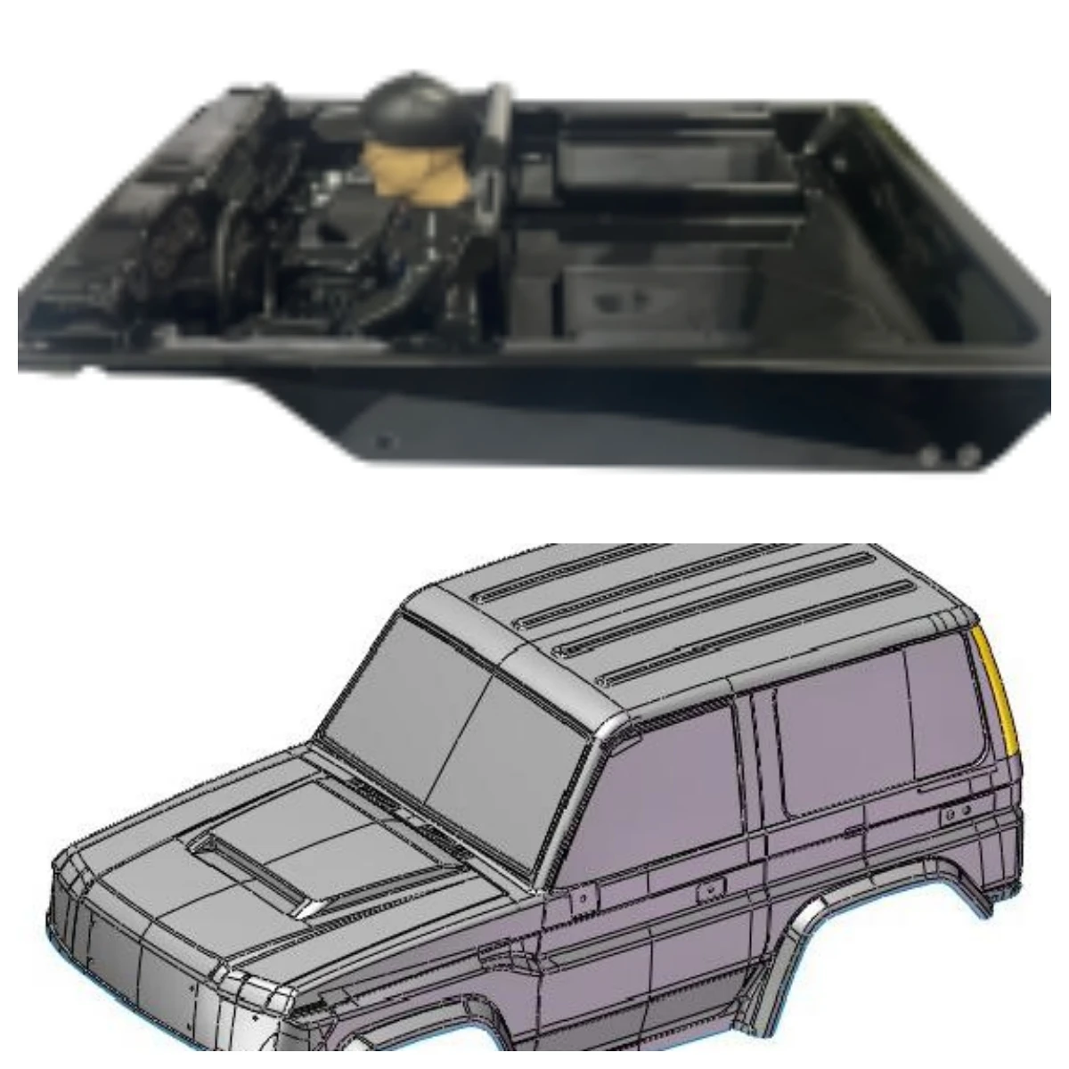 

Запасные части RGT RC R86778 Предварительно собранные внутренние украшения для гусеничного RGT EX86020 в масштабе 1/10 - Intrude