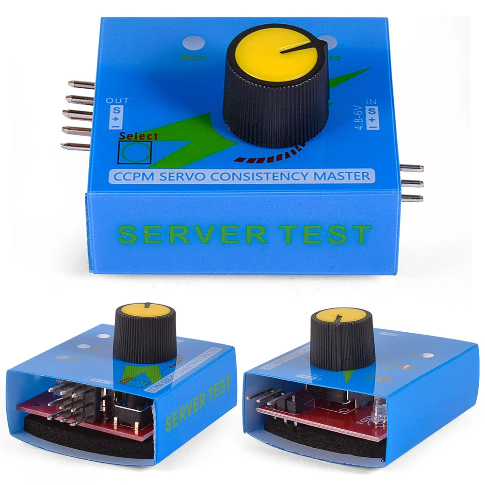 3CH Digital Servo Tester ESC Consistency Speed Controller Checker For CCPM RC Helicopter Car DIY Toys Parts Accessories
