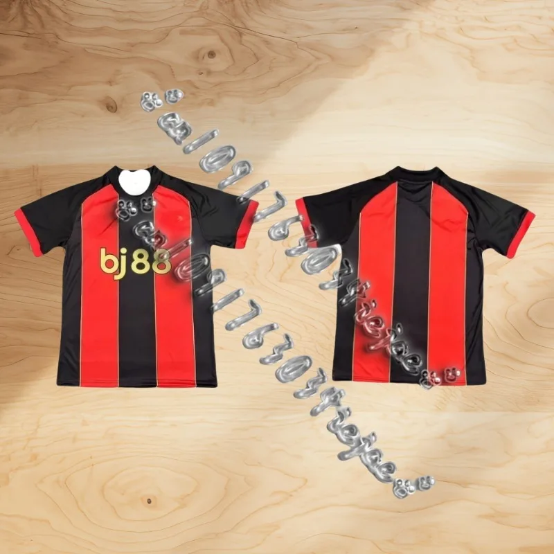 

2025 Hot Selling Football Shirt Series Bournemouth Team Uniform Training Clothes Summer Sports Adult Children's T-shirt
