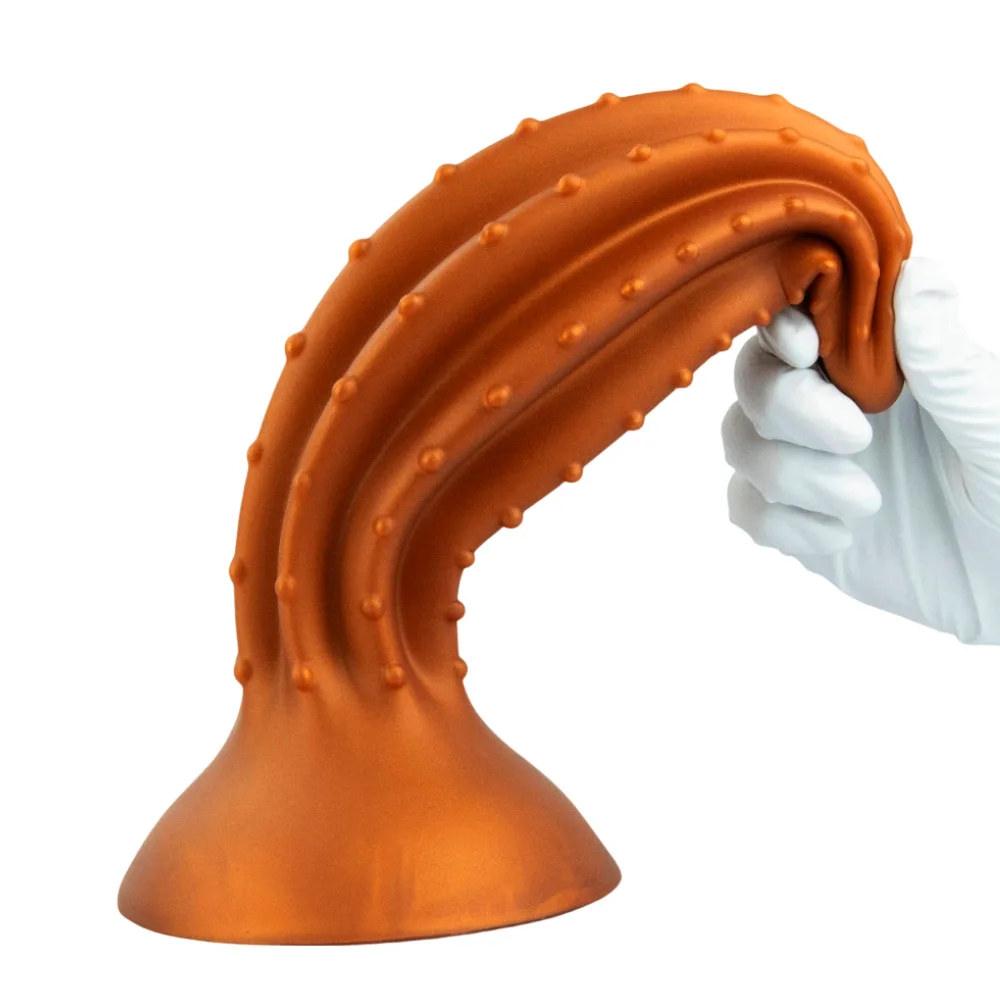 Male and female masturbation SM super large and soft anal plug silicone particles succulent plant shaped anus 2