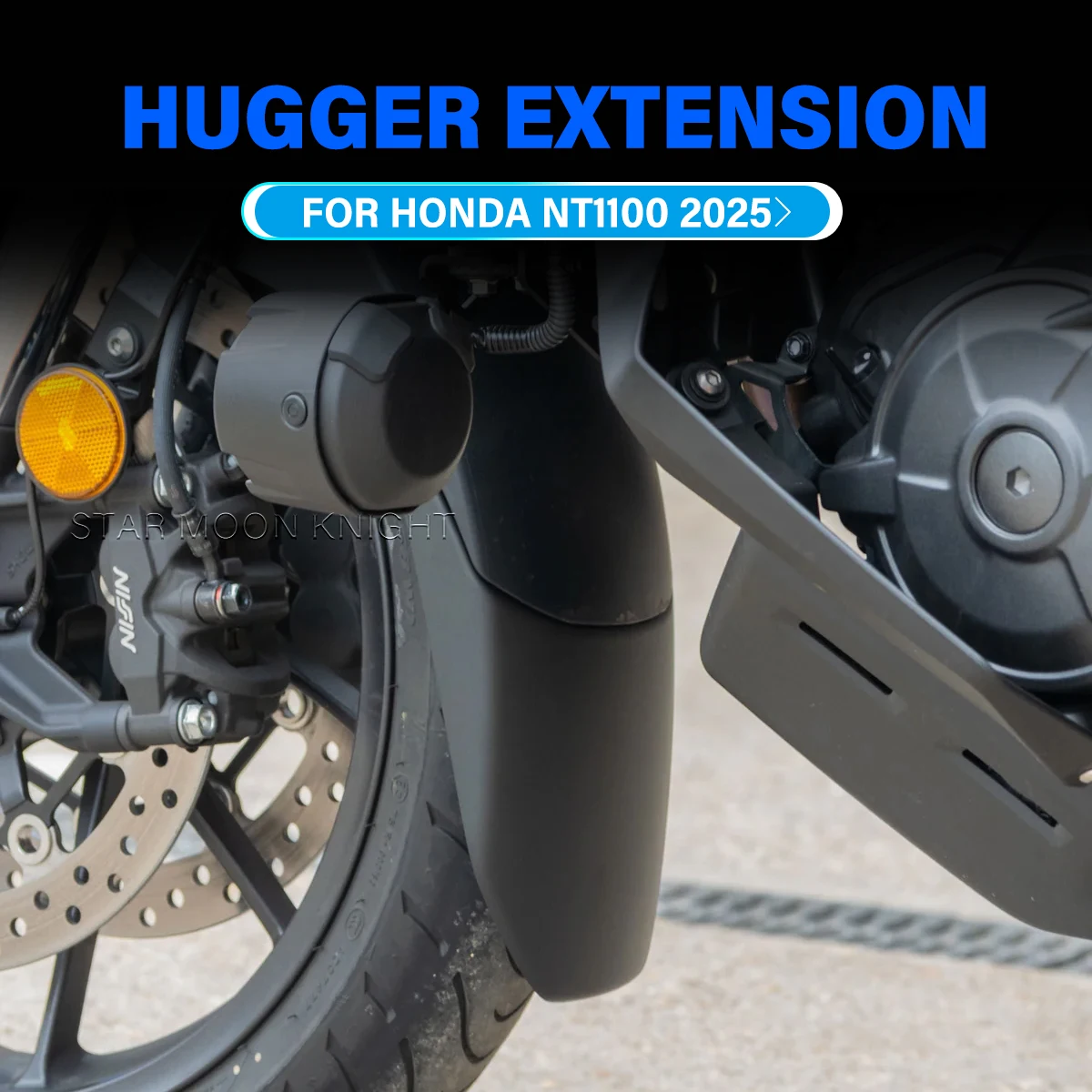 

New Model For Honda NT 1100 NT1100 2025- Current Motorcycle Accessories ABS Front Fender Extender Mudguard Extender