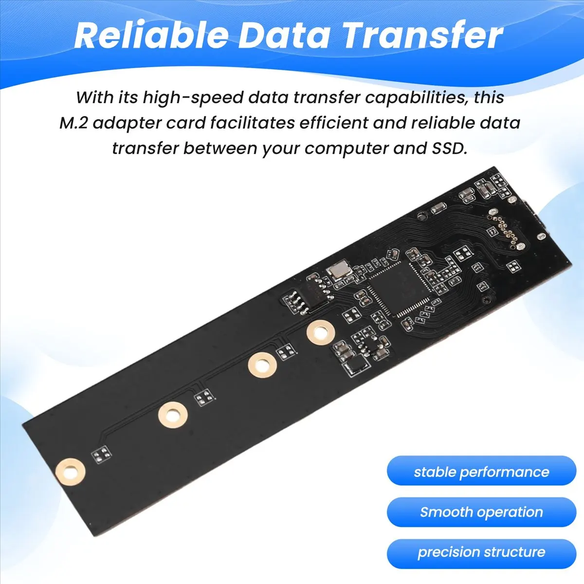 

Stable- M.2 to USB 3.1 Type C Riser Board 10Gbps Converter Board SATA/NVME SSD Adapter SSD to USB 3.1 Type C for M2 SSD