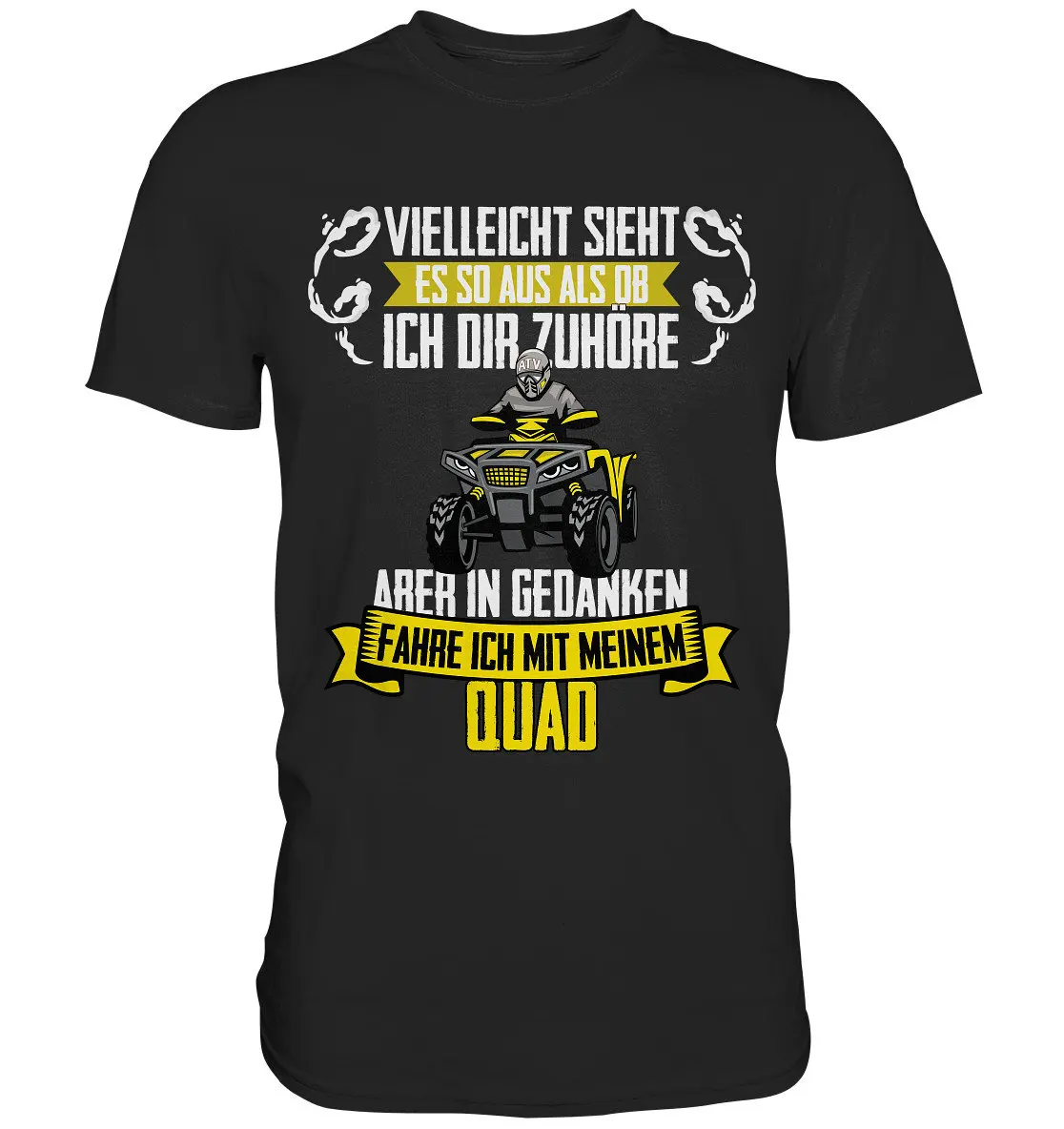 Bike Saying Quad T Shirt