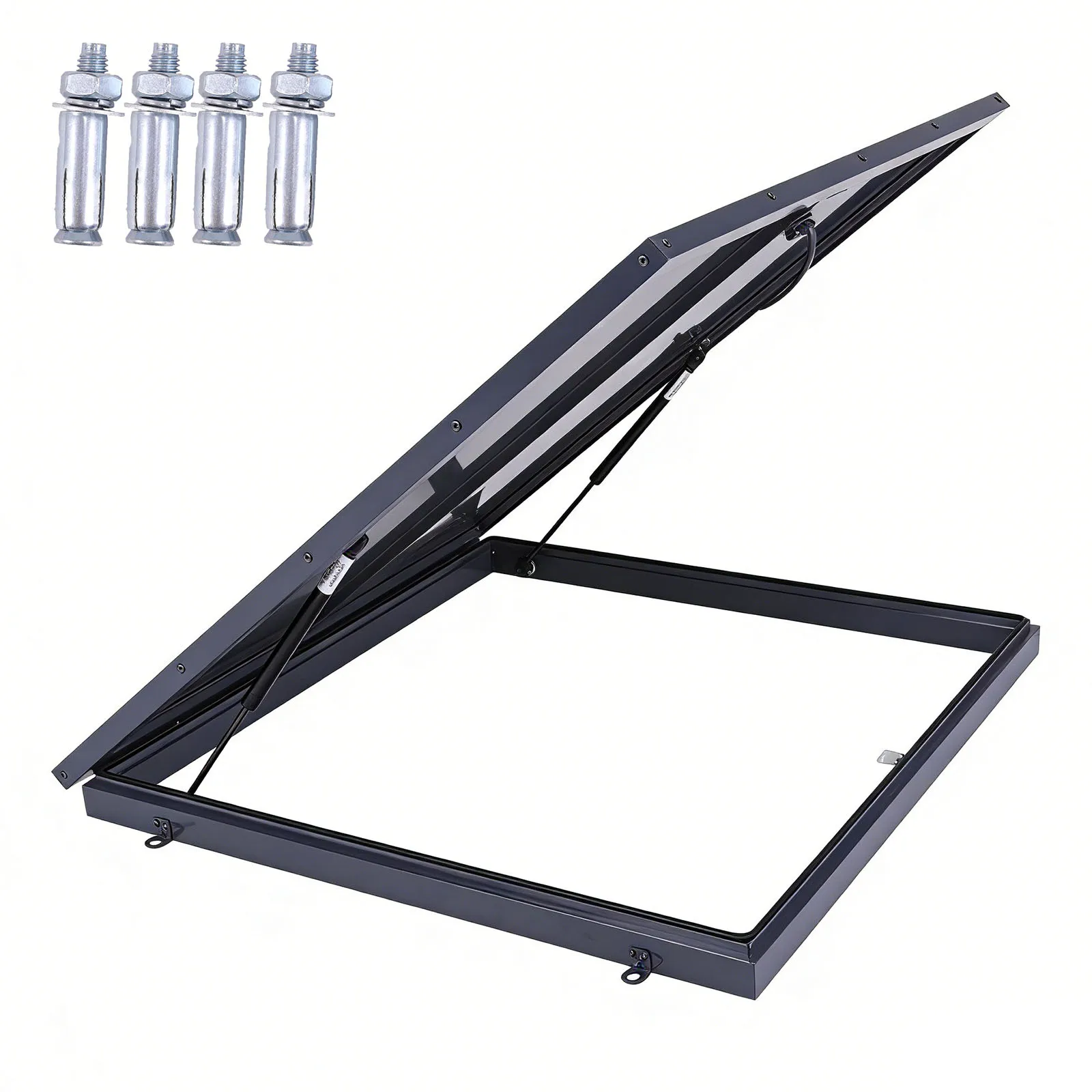 

Люк для доступа на крышу/вентиляционный люк для чердака, крышка люка с алюминиевой рамой и оцинкованным листом для крышки колодца/декоративной крышки подвала