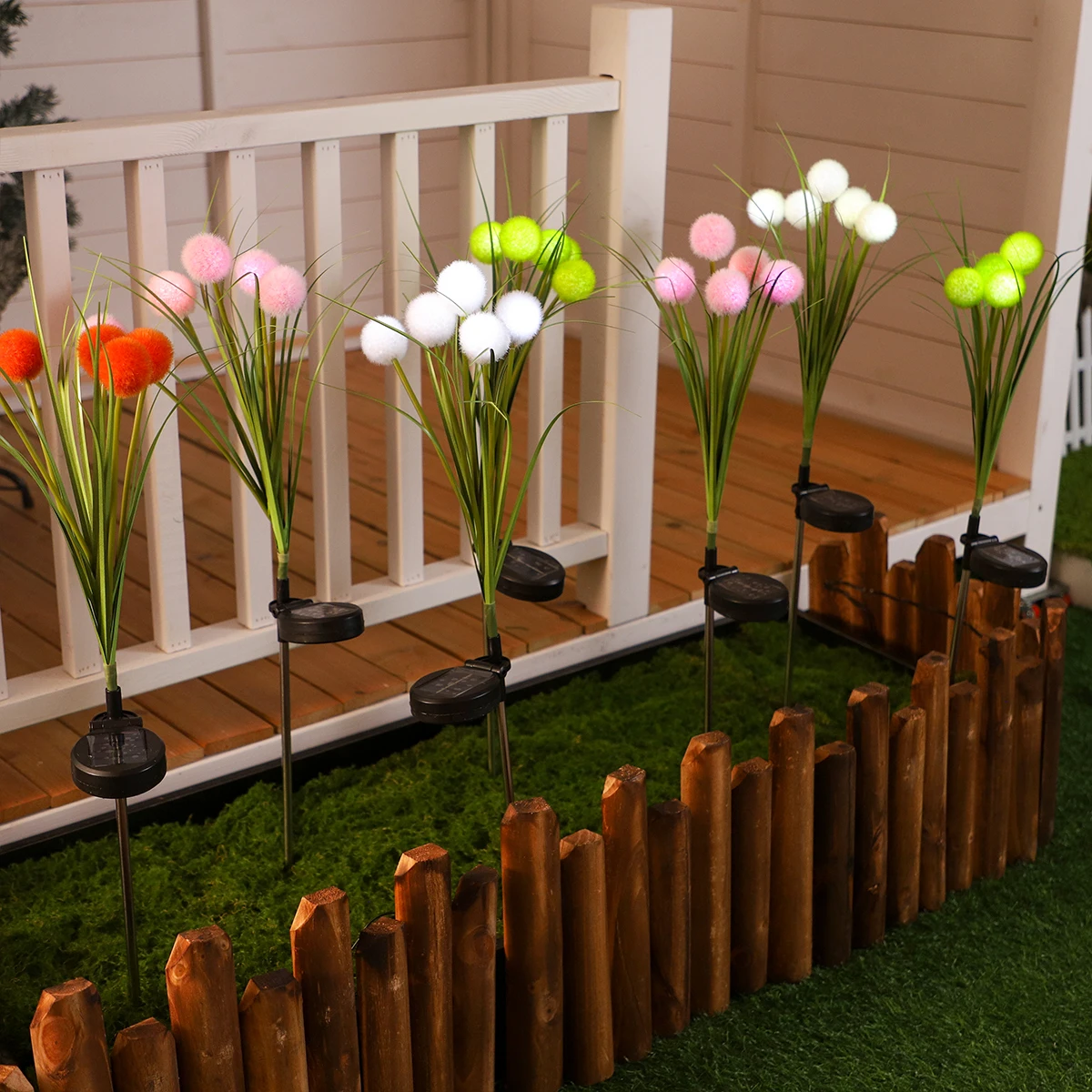 1 solar ball light, garden decoration light, waterproof outdoor solar light suitable for courtyard, lawn, garden decoration