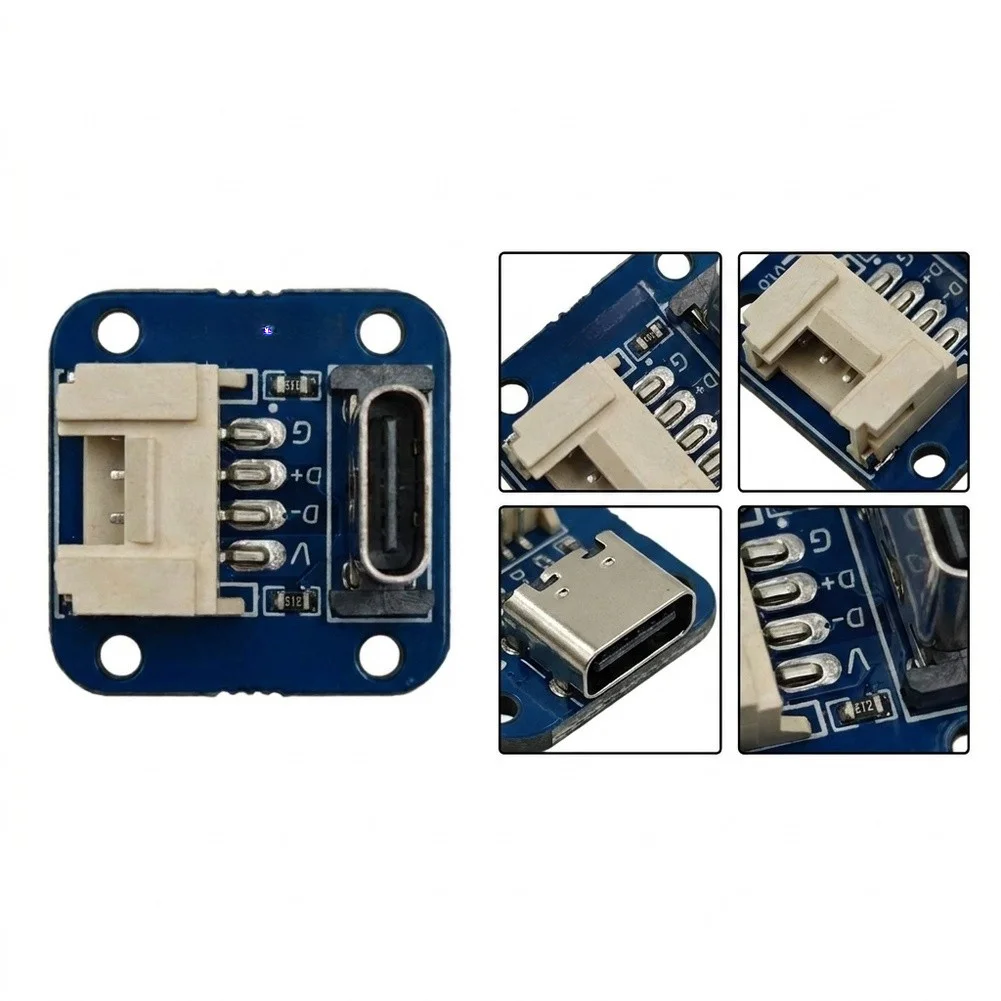 1pc Charging Module USB-Type-C To HY2.0 Adapter Board Charging Module Power Interface Test Board For Handheld Vacuum Cleaners