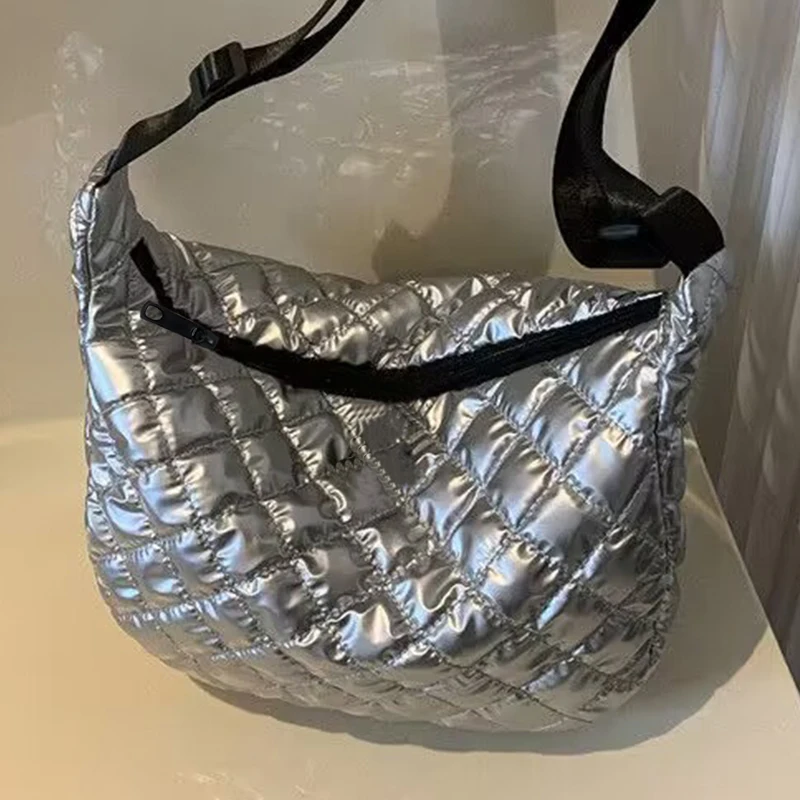 Hochwertige kleine Tasche mit Textur für Damen und Herren, vielseitige Umhängetasche mit einer Schulter – Detail 2