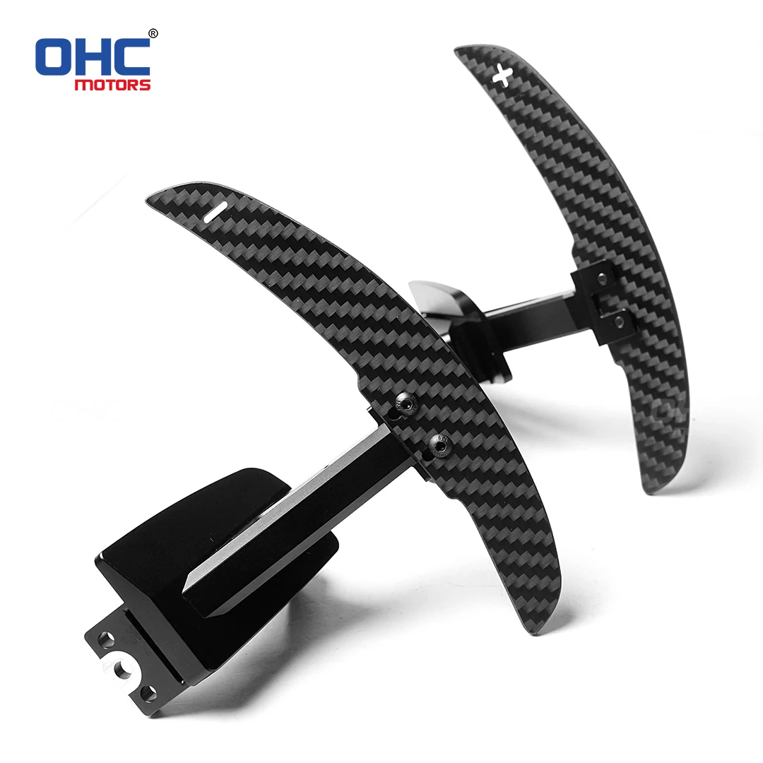 Magnetic Glossy Paddle Shifters Motors Real Carbon Fiber Aluminum Compatible For Porsche 718 Cayman Gt4 991 Panamera 971 911 997