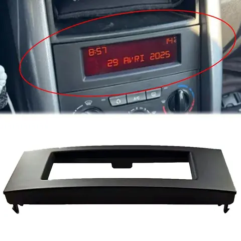 시트로엥 C4 C5 RD3 푸조 207용 자동차 라디오 다기능 C-스크린 쉘 케이스 고정 프레임 CD 플레이어 스크린 교체 하우징