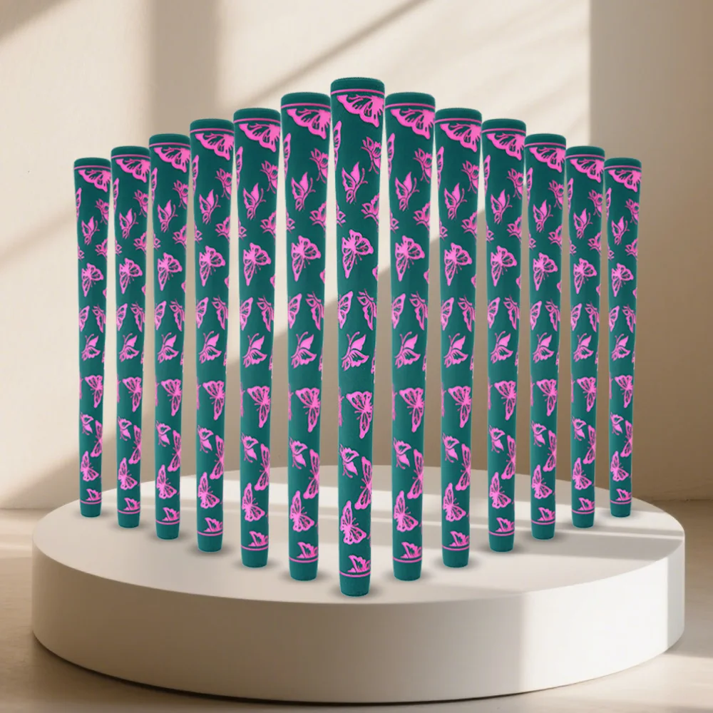 

13Pcs Golf Club Green Grips, Featuring a Non-Slip, Durable, and Easy-To-Remove Performance Grip Design, Are Perfect for Golf Enthusiasts.