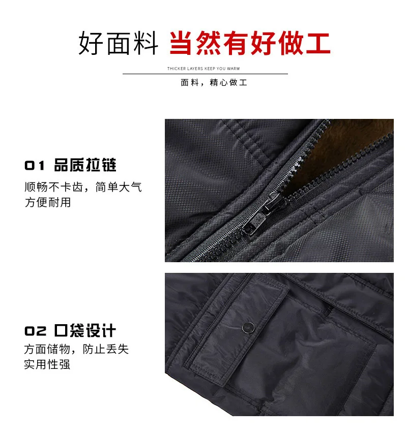 Loose Men Winter Handsome Multi Pocket Korean Trend Parkas Hood Cold Proof Casual Men Parkas Thick High Quality Men Outdoor Coat