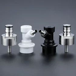 1set Stainless Steel Carbonation Cap + Gas/Liquid Ball Lock Disconnect G5/8 Brew Beer PET Bottle Cola Soda Beverage Soft Drink