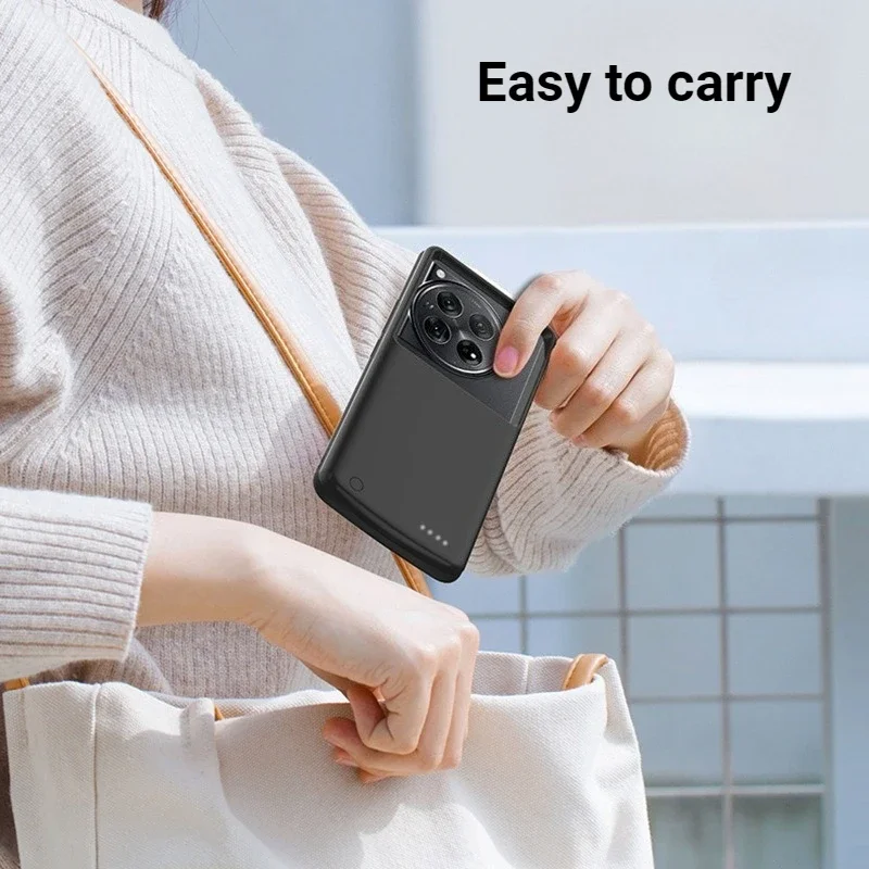 10000mAh Powerbank Cover For OnePlus 11 5G External Battery Cases Portable Charger Power Bank Cover For Oneplus11 Charging Case