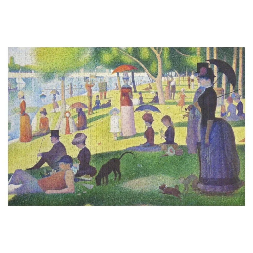 

A Sunday on La Grande Jatte - Georges Seurat Jigsaw Puzzle Jigsaw Custom Children Personalized Child Gift Puzzle