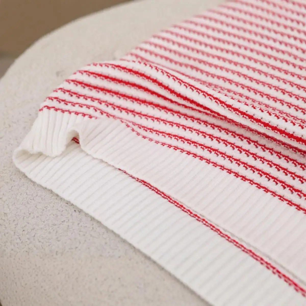 

Summer 2025 Women's round Ne Knitted Top Casual Striped Color Blo Sweater Cross-Border Faion Casual Sle Vestidos