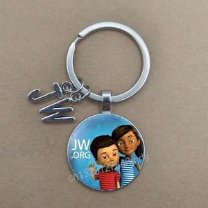 أزياء الفن زجاج كابوشون السيد قلادة الصور, JW Org المجوهرات, سلسلة المفاتيح, قلادة حقيبة السيارة, 1 جديد أعلى 5 مبيعات للهدايا التذكارية JW - رقم 6