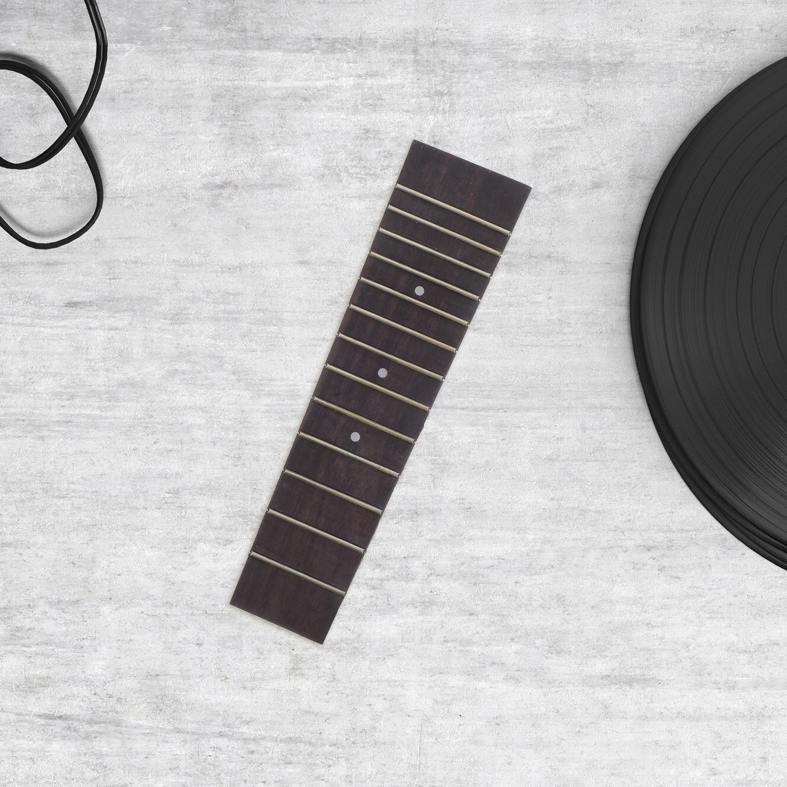 Premium 13 Fret Rosewood Ukulele Fretboard for 17 21 Inch Soprano Concert Ukulele Replacement Natural Fragrance Exquisite