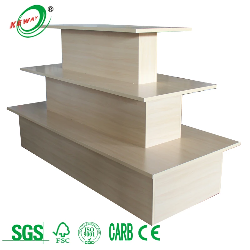 custom.Wholesales Melamine Plants Multi-layer Retail close store MDF Display shelf Gondola