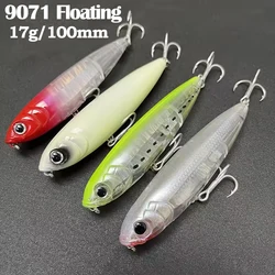 17g 100mm Surface Walker Pencil Fishing Lures Floating Walk Dog Wobbler Artificial Hard Baits for Trout Bass Stickbait Equipment