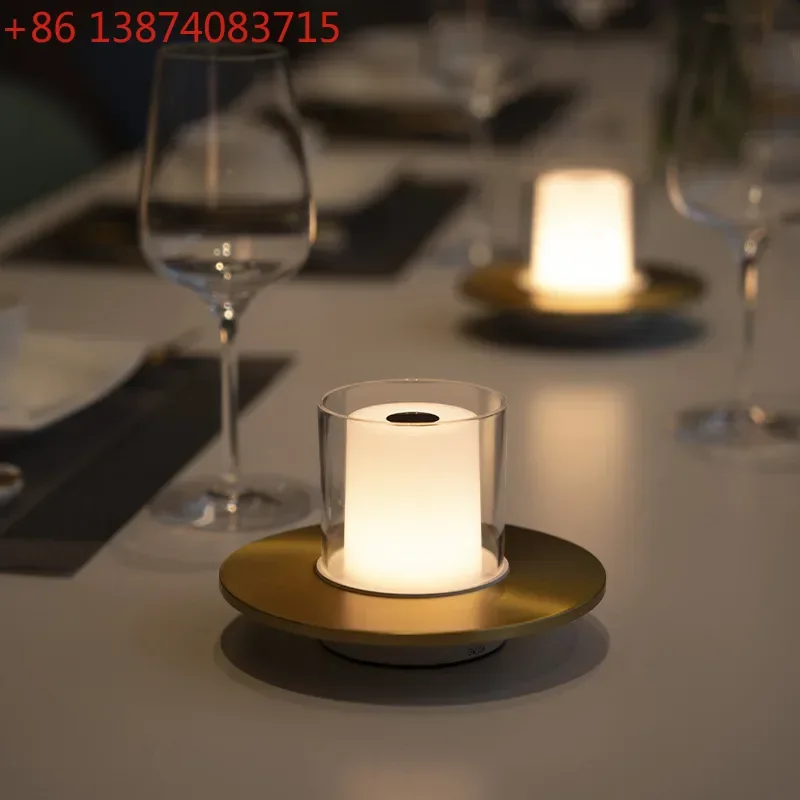 Desktop Decorative Lamp Restaurant Candlelight Atmosphere Lamp Small Night Lamp Bar KTV Decorative Table Lamp Romantic Gift Lamp